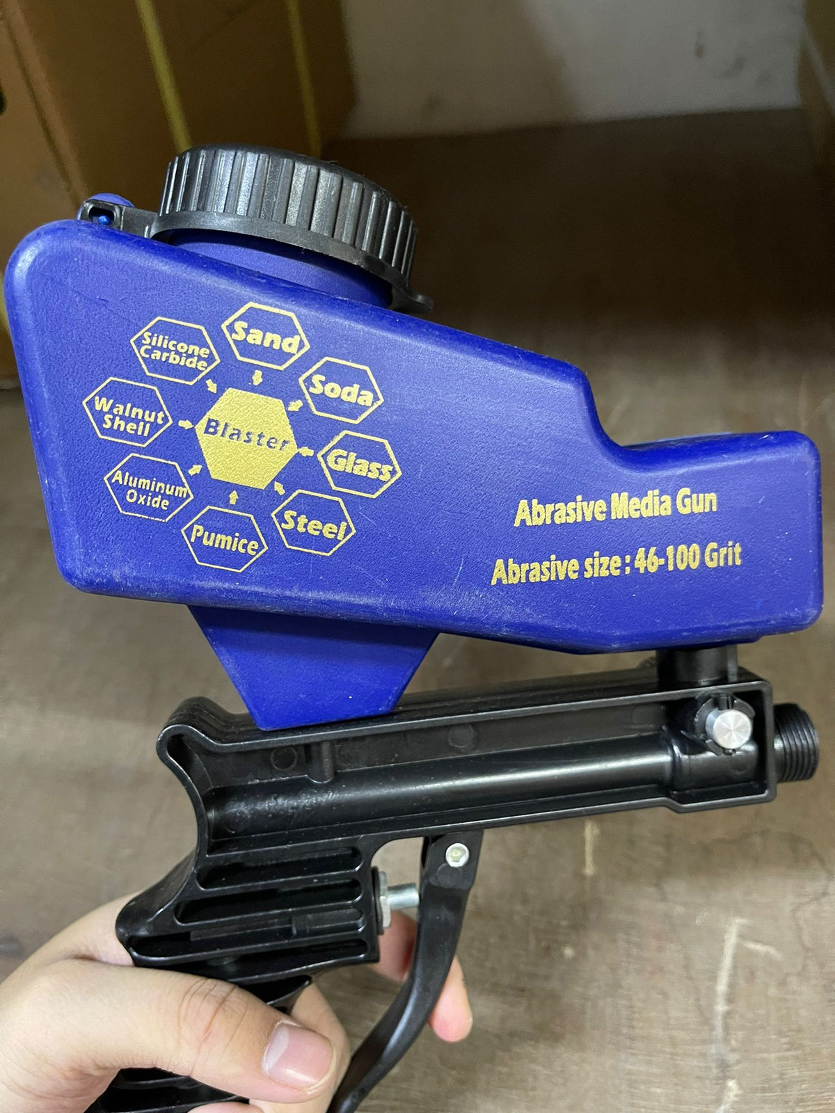Sandblaster Gun Kit Portable Abrasive Blaster Sandblaster Kit - 50 Lb ...