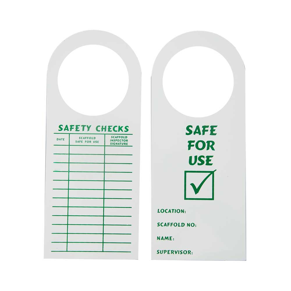 Scaffold Tag (Safe For Use) Model SFDSFU