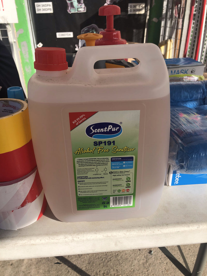 ScentPur 5L Alcohol-free Sanitizer Solution (Liquid Type) | Model : HS3-SP191 Hand Sanitizer ScentPur 