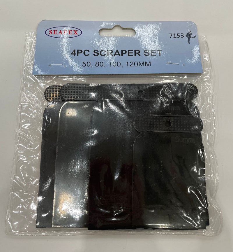 Seapex 4pc Plastic Scraper Set
