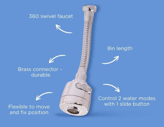 Selleys 8" Single Swivel Sink Faucet | Model : SEY-S6470 Sprayer SELLEYS 