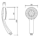 Selleys Classic Shower Head (5 functions) | Model : SEY-S6029-H Shower Head SELLEYS 