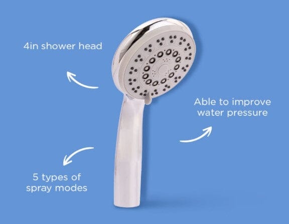 Selleys Premium Shower Head (5 functions) | Model : SEY-S6005-H Shower Head SELLEYS 