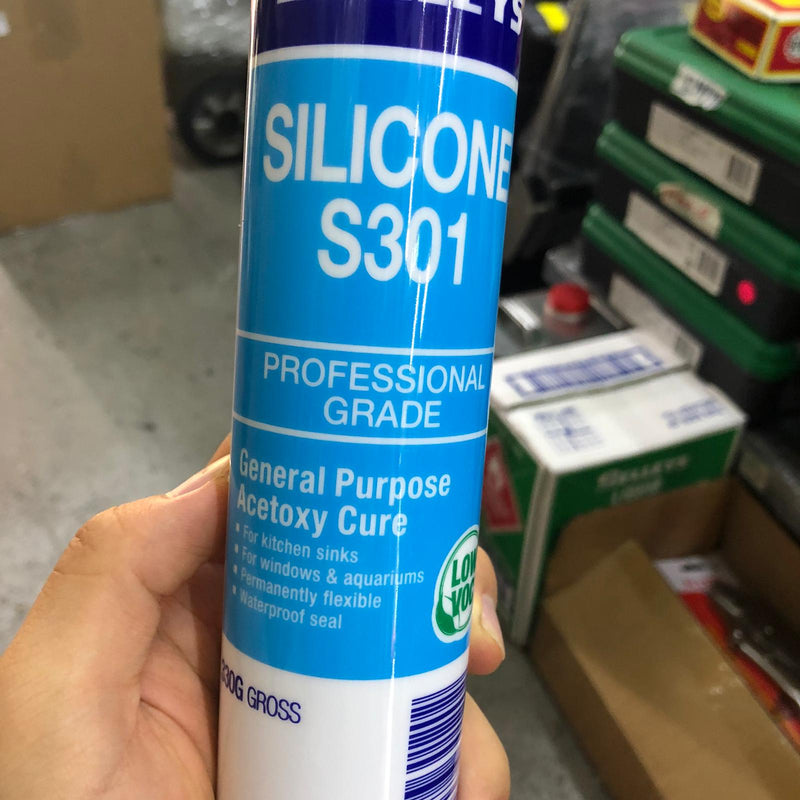 Selleys S301 Silicone (300g) | Model : SIL-S301 Silicone Sealant SELLEYS 