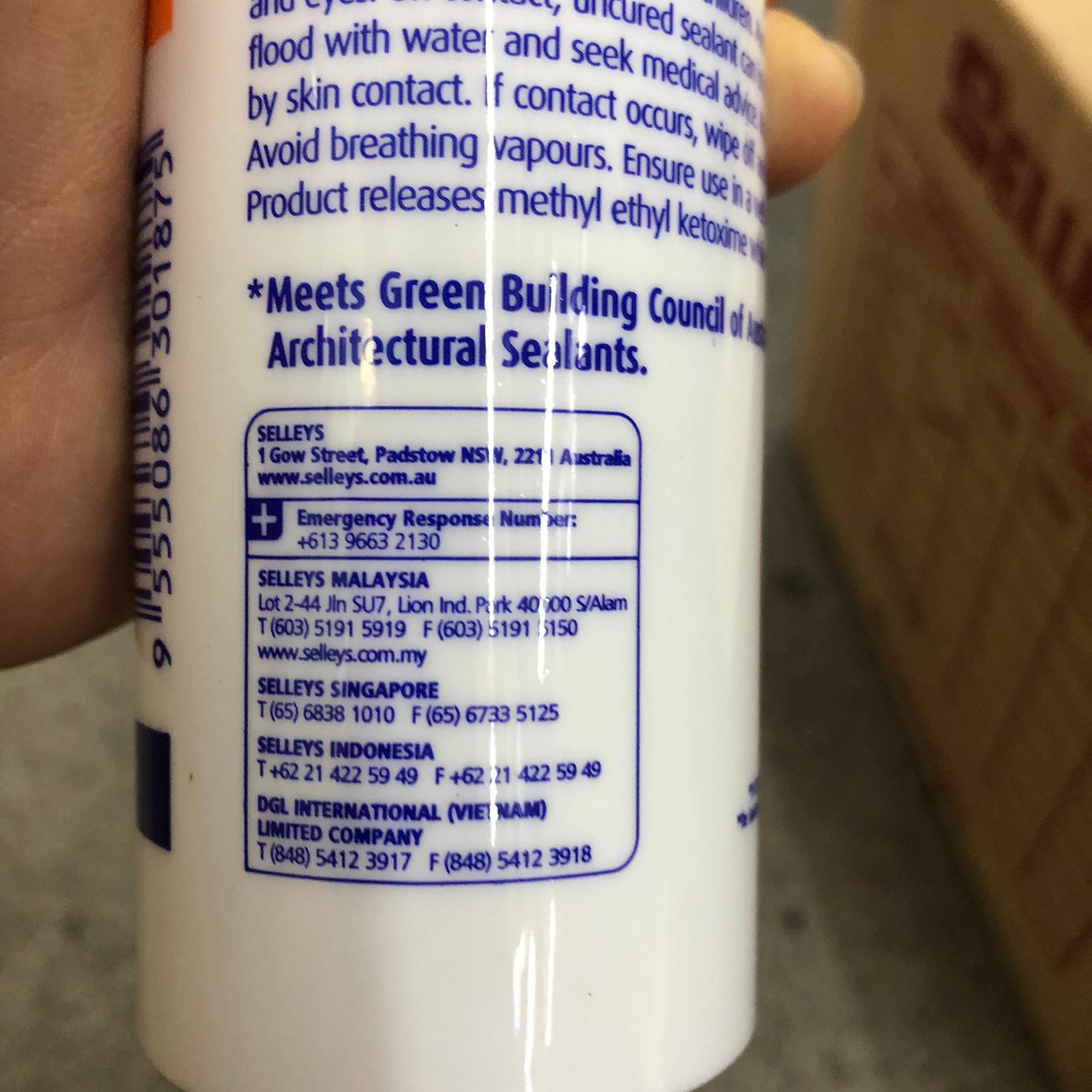 Selleys S601 Silicone (300g) | Model : SIL-S601
