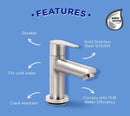 Selleys SUS304 Basin Tap (Cold) - Flat Handle | Model : SEY-S60511 Water Tap SELLEYS 