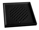 Showy 2571-008 6"x6" plastic grating With edge - black | Model : SHOWY-2571-008 Toilet Drain Cover Showy 