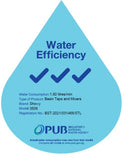 Showy 3506-000 Wand lever quarter turn SUS 304 S/S basin tap (180mm) | Model : SHOWY-3506-000 Tap Showy 