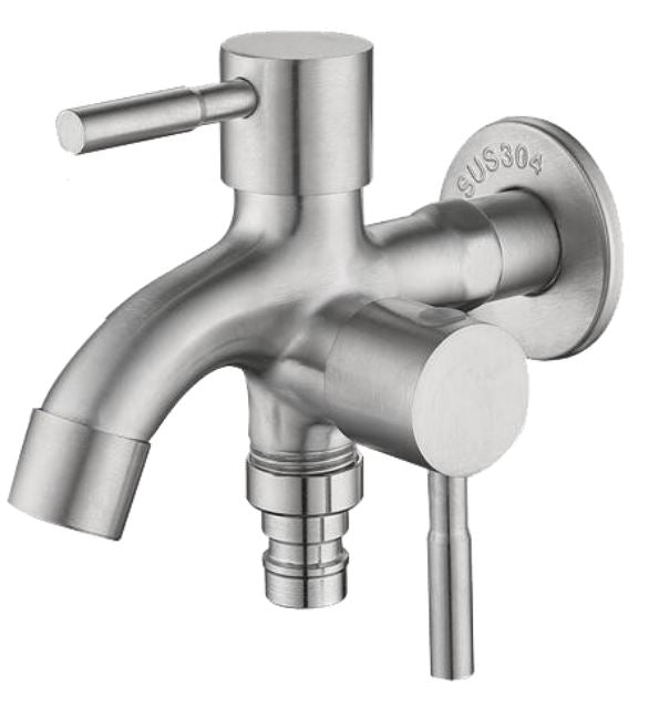 Showy 3512 Wand lever quarter turn SUS 304 two way tap | Model : SHOWY-3512-000 2 Way Tap Showy 