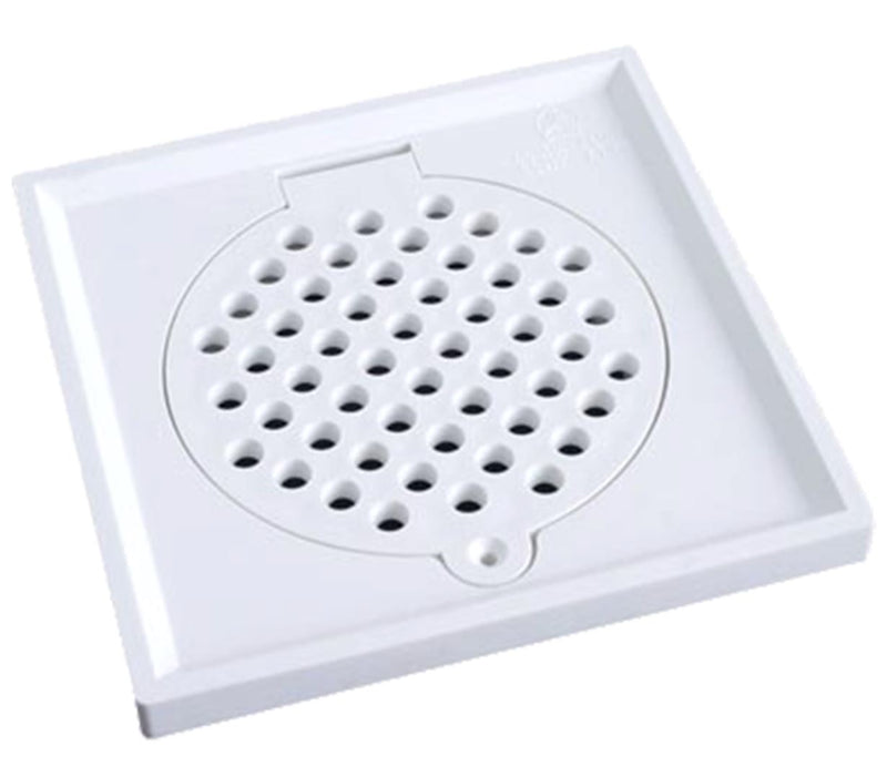 Showy 6" x 6" Plastic Grating (Toilet Drain Cover) come with Edge | Model : SHOWY-2571-003 - Aikchinhin
