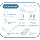 Showy Non-electric Bidet Toilet Seat 2490 - D Shape | Model : SHOWY-2490 Bidet Toilet Seat Showy 