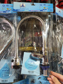 Showy Quarter Turn Single Level Sink Tap come with 50cm Flexible Spout & Aerator | Model : SHOWY-6051F-50 Tap Showy 