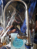 Showy Quarter Turn Single Level Sink Tap come with 50cm Flexible Spout & Aerator | Model : SHOWY-6051F-50 Tap Showy 