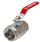 Showy Red Long Handle F/F Ball Valve | Sizes : 1/4", 3/8", 1/2", 3/4", 1", 1-1/4", 1-1/2", 2"  Model : 5051 / 5052 / 5053 / 5054 / 5055 / 5056 / 5057 / 5058 - Aikchinhin
