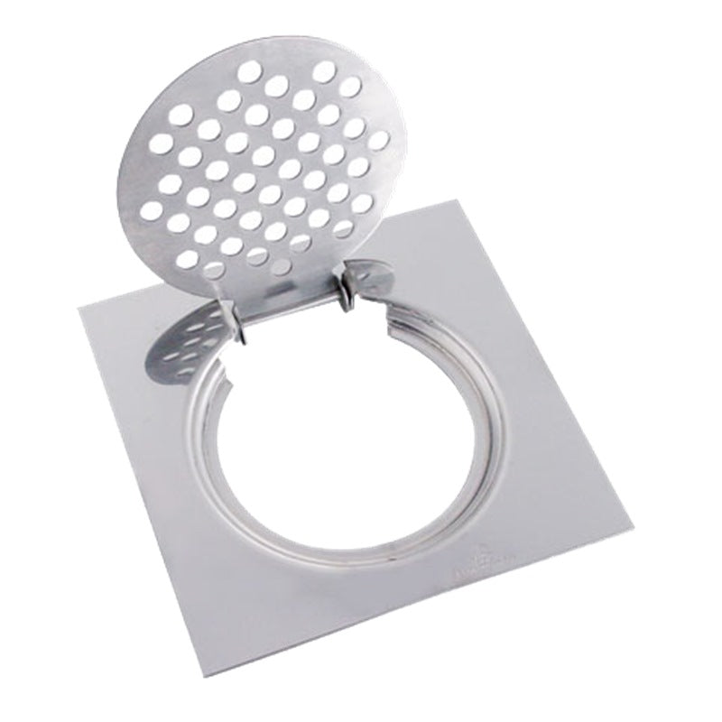 Showy Satin 6" (150mm) x 1.5mm Stainless Steel Adaptable Grating (Toilet Drain Cover) with Stabilizer Pins | Model : SHOWY-2361N Toilet Drain Cover Showy 