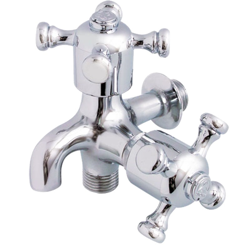 Showy X-knob 2- Way Tap(Chrome) 2555tc | Model : SHOWY-2555TC 2 Way Tap Showy 