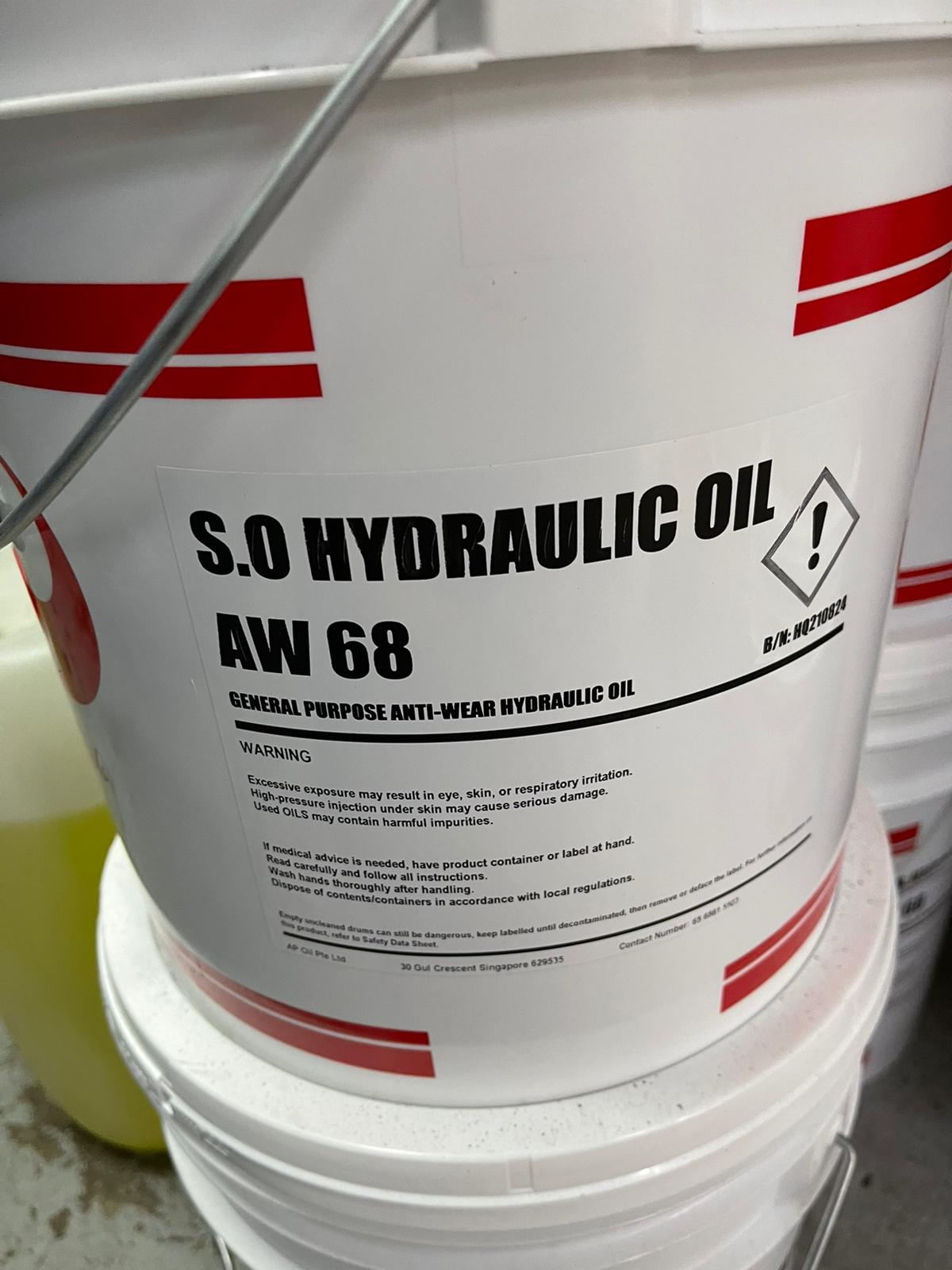 Sino Hydraulic Oil AW68 (18L) | Model : OIL-S6818