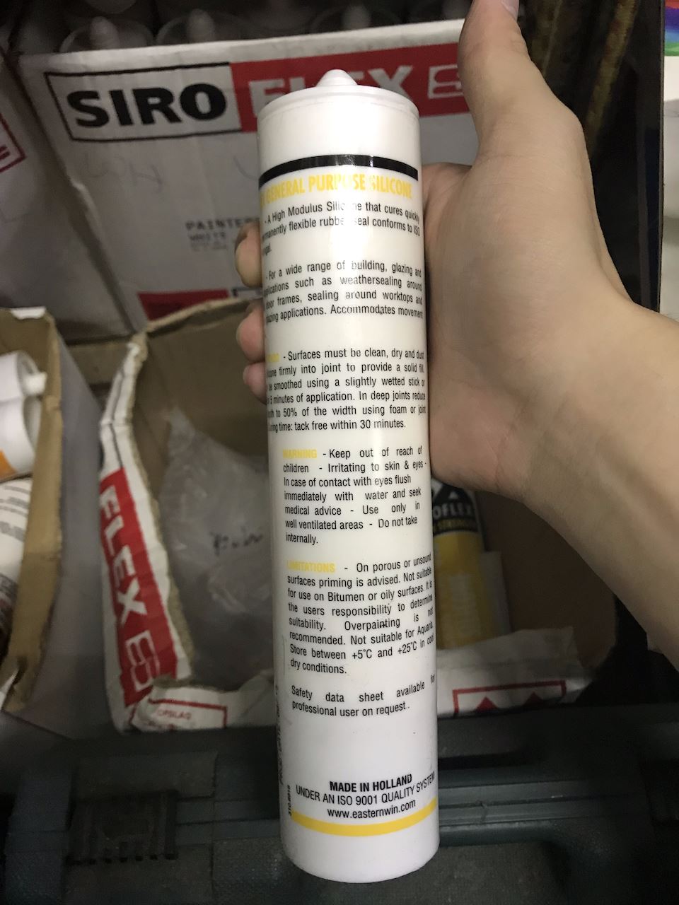Siroflex Silicone 280ml | Colours : White, Clear, Grey