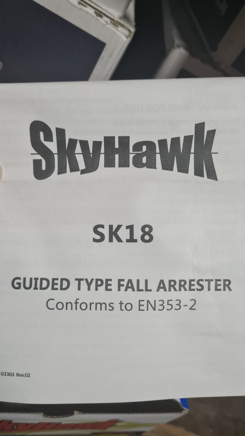 Skyhawk Fall Arrester Sk18 | Model : SB3-SK18 Fall Arrester Skyhawk 