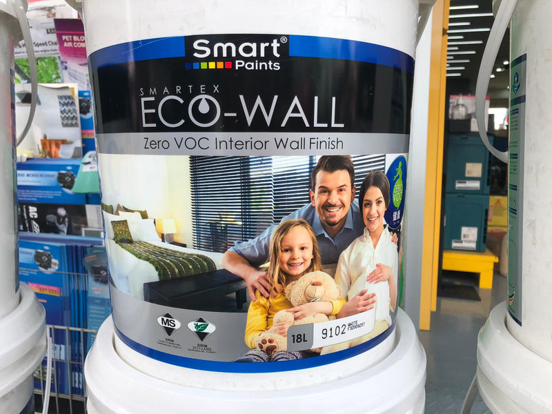 Smart Eco-wall 9102 White (Interior) 18L | Model : P-S9102-18 Paint Smart 