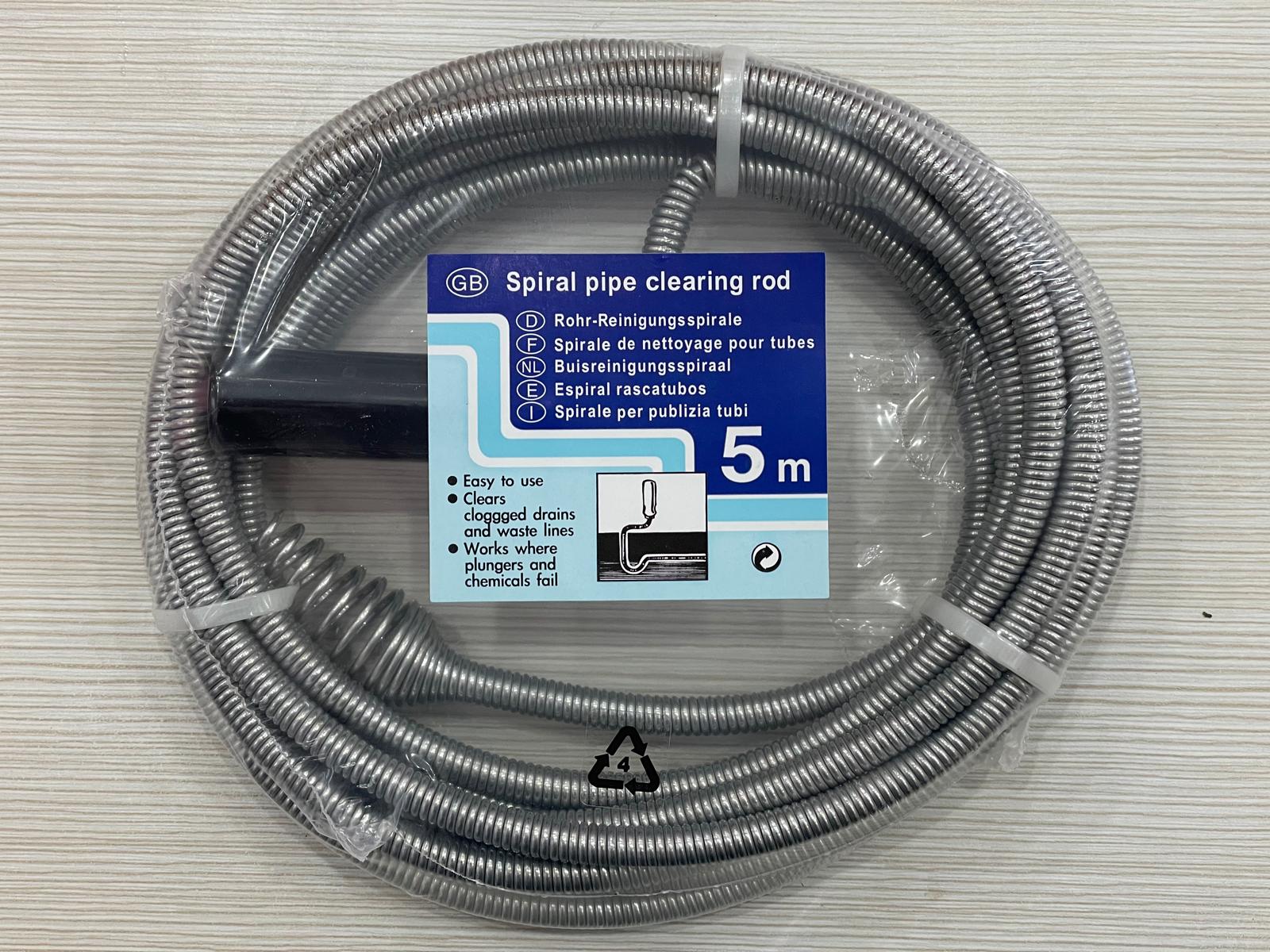 Pipe Investigation Rods Spiral Pipe Clearing Rod Clogging Clog Free Drain Cleaner | Model : RO