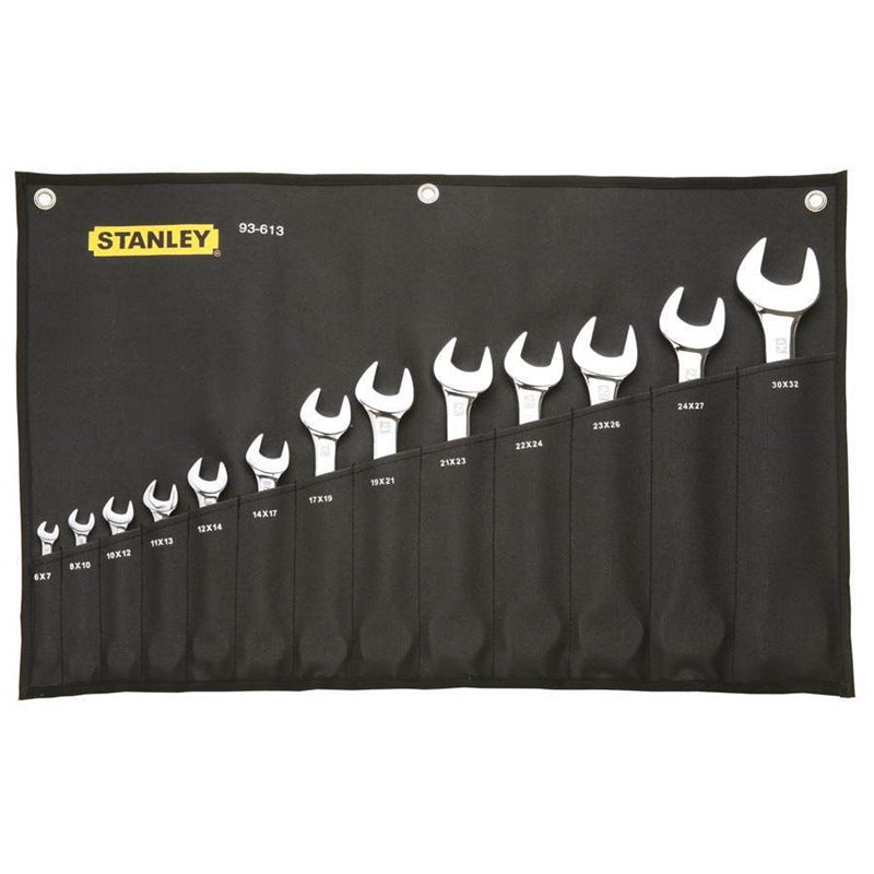Stanley 13pc Open End Wrench Set 6-32mm | Model : 93-613 Open End Wrench Set Stanley 