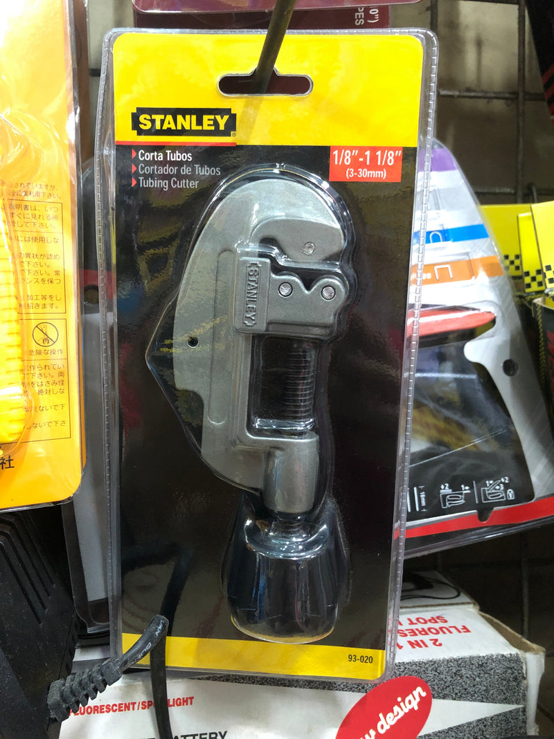Stanley 1/8" - 1-1/8" (3-29mm) Pipe Cutter (Tube / Tubing) | Model : STY93020 (93-020) Tubing Cutter Stanley 