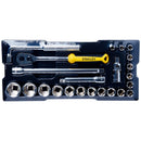 Stanley 23pc 1/2" Dr. 6pt Socket Module Set | Model : STMT74173-8 Socket Module Set Stanley 