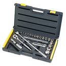 Stanley 25pc 1/2" Dr 6pt Metric Socket Set | Model : 86-589-1 Metric Socket Set Stanley 