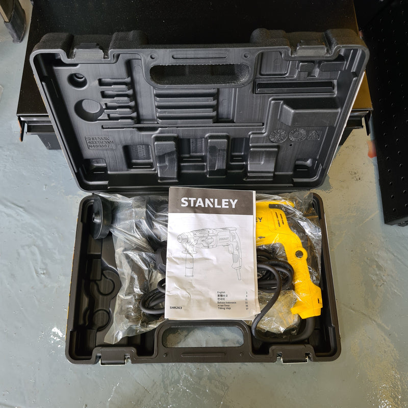 Stanley 26mm (1") SDS Plus 3 Mode Rotary Hammer | Model : SHR263KA-XD Rotary Hammer Stanley 