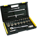 Stanley 27pc 1/2"Dr. 12pt Metric Socket Set | Model : 86-477 Metric Socket Set Stanley 