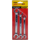 Stanley 3pc Flare Nut Wrench 9x11,13x14, 16x17, | Model : 93-617 Flare Nut Wrench Stanley 