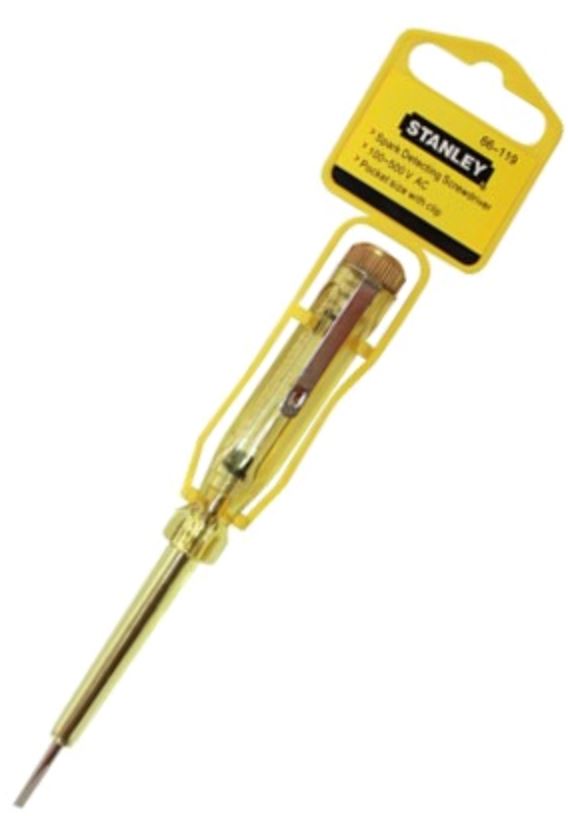 Stanley 5.5" (14cm) Test Pen (Spark detecting screwdriver) | Model : 66119 - Aikchinhin