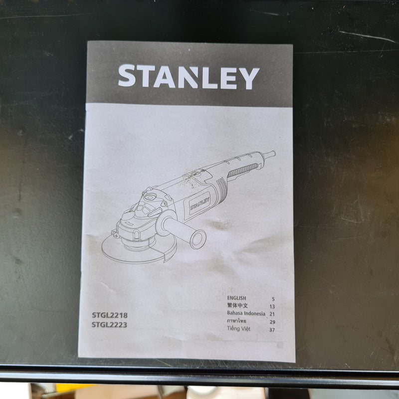 Stanley 7" 2200W 180mm Angle Grinder (Disc Grinding Machine) | Model : STGL2218-B1 Angle Grinder Stanley 