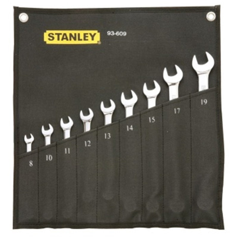 Stanley 9pc Long Combination Wrench Set 8-19mm | Model : 93-609-22 Long Combination Wrench Set Stanley 