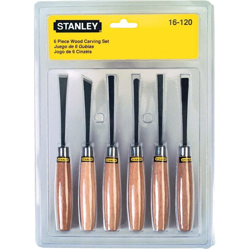 Stanley Chisel Wd Carving 6-pc | Model : STHT16120-8 Chisel Wd Carving Stanley 