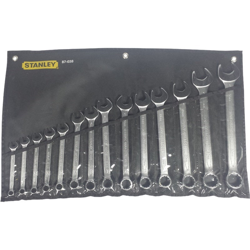 Stanley Combination Wrench Set Sl 14pc Metric 10-32mm | Model : 87-038-1 Combination Wrench Stanley 