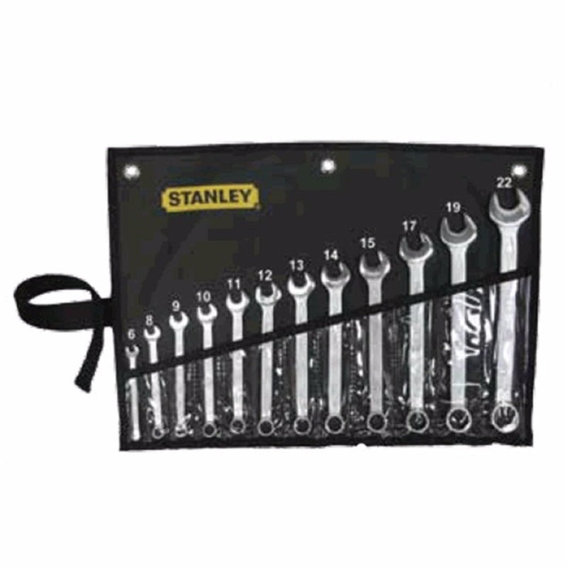 Stanley Combination Wrench Slimline 12pc Set 6mm To 22mm | Model : 95-094-1 Combination Wrench Stanley 