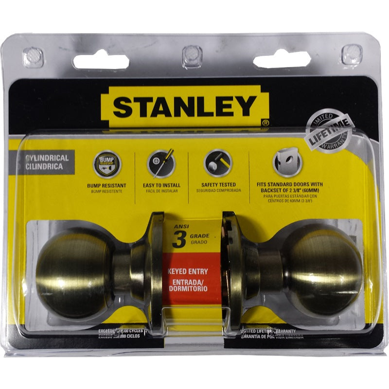 Stanley Cylinder Entrance Lock Bala | Model : S835934 Entrance Lock Stanley 