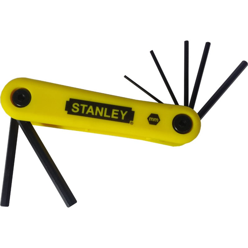 Stanley Hex Key 7pc Folding Set 1.5-6.0mm | Model : 69-261 Hex Key Stanley 