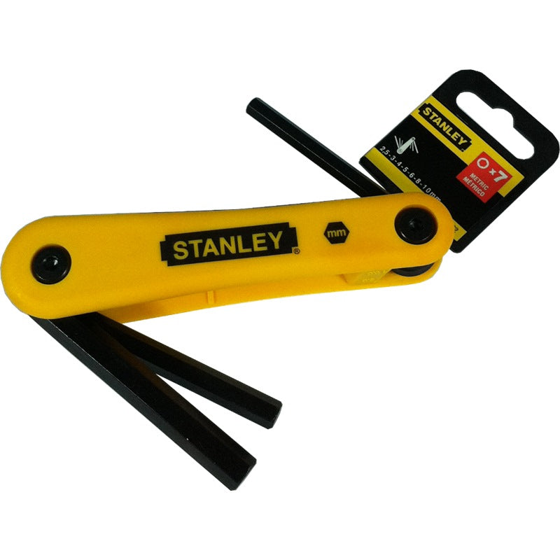 Stanley Hex Key 7pc Folding Set 2.5-10mm | Model : 69-262 Hex Key Stanley 