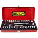 Stanley Socket Set 1/4 & 3/8 37pc | Model : 89-518-1 Socket Set Stanley 