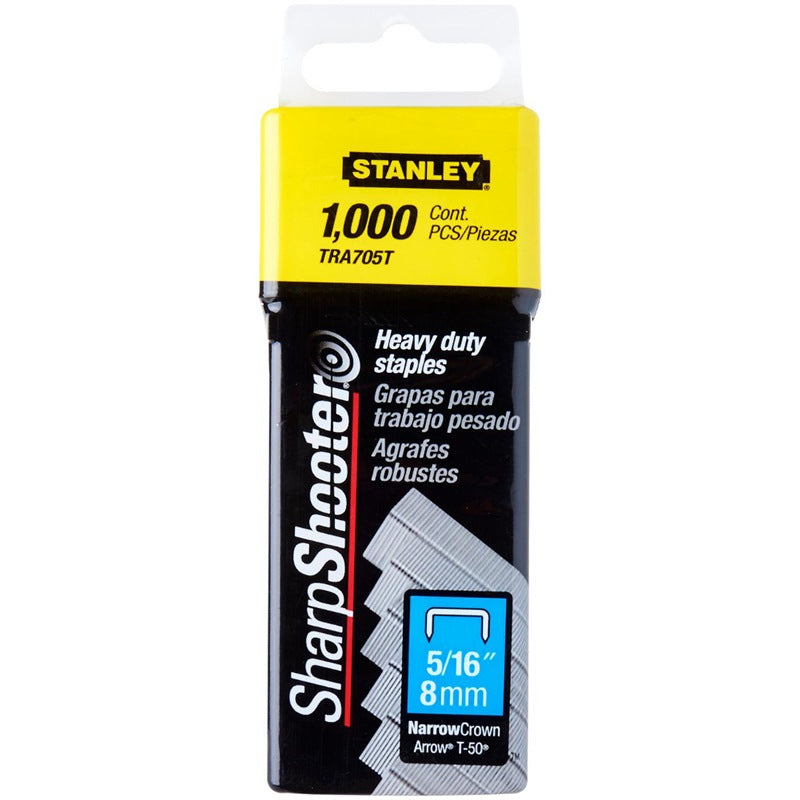Stanley Staple Hd 5/16 1000pcs | Model : TRA705T Staple Hd Stanley 