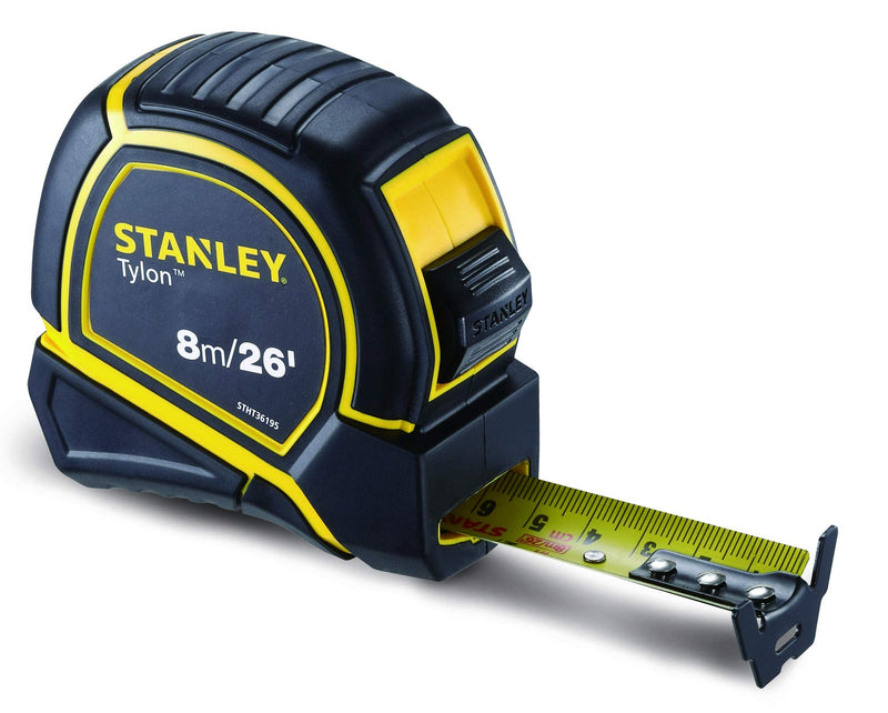 Stanley Tape Measure Tylon Coated 8m/26' x 25mm | Model : STHT36195 Measuring Tape Stanley 