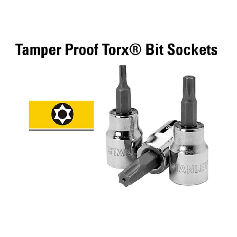 Stanley Temper Resistant Torx® Bit Sockets | Model : STMT3408-8B Torx® Bit Sockets Stanley 
