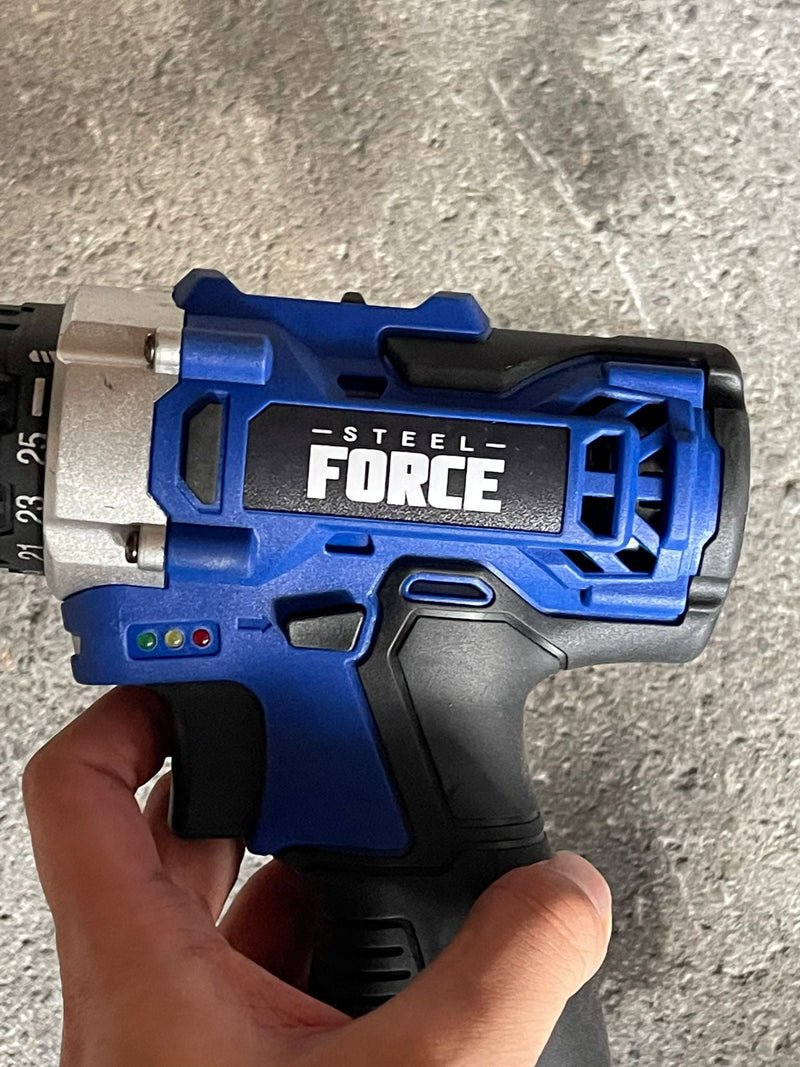 Steel Force 16.8V Cordless Drill Come with 2 Battery & 1 Charger | Model : SF-CD0116 Cordless Drill Steel Force 