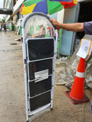 Steel White Stool Ladder l Steps : 2 - 5 Steps l Model : L-XG102S Ladder Orex 