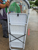 Steel White Stool Ladder l Steps : 2 - 5 Steps l Model : L-XG102S Ladder Orex 