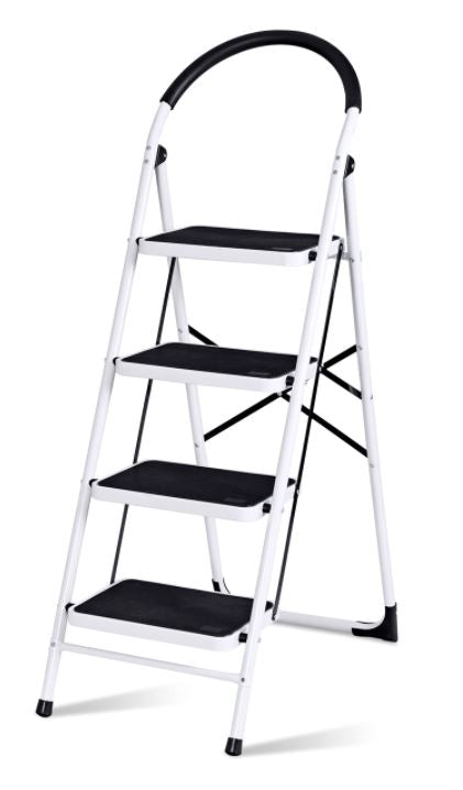 Steel White Stool Ladder l Steps : 2 - 5 Steps l Model : L-XG102S Ladder Orex 