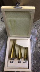 Step Down Bit 4-12,4-20,4-32 (3Pcs Set) | Model : SDB-SET3 Aiko 